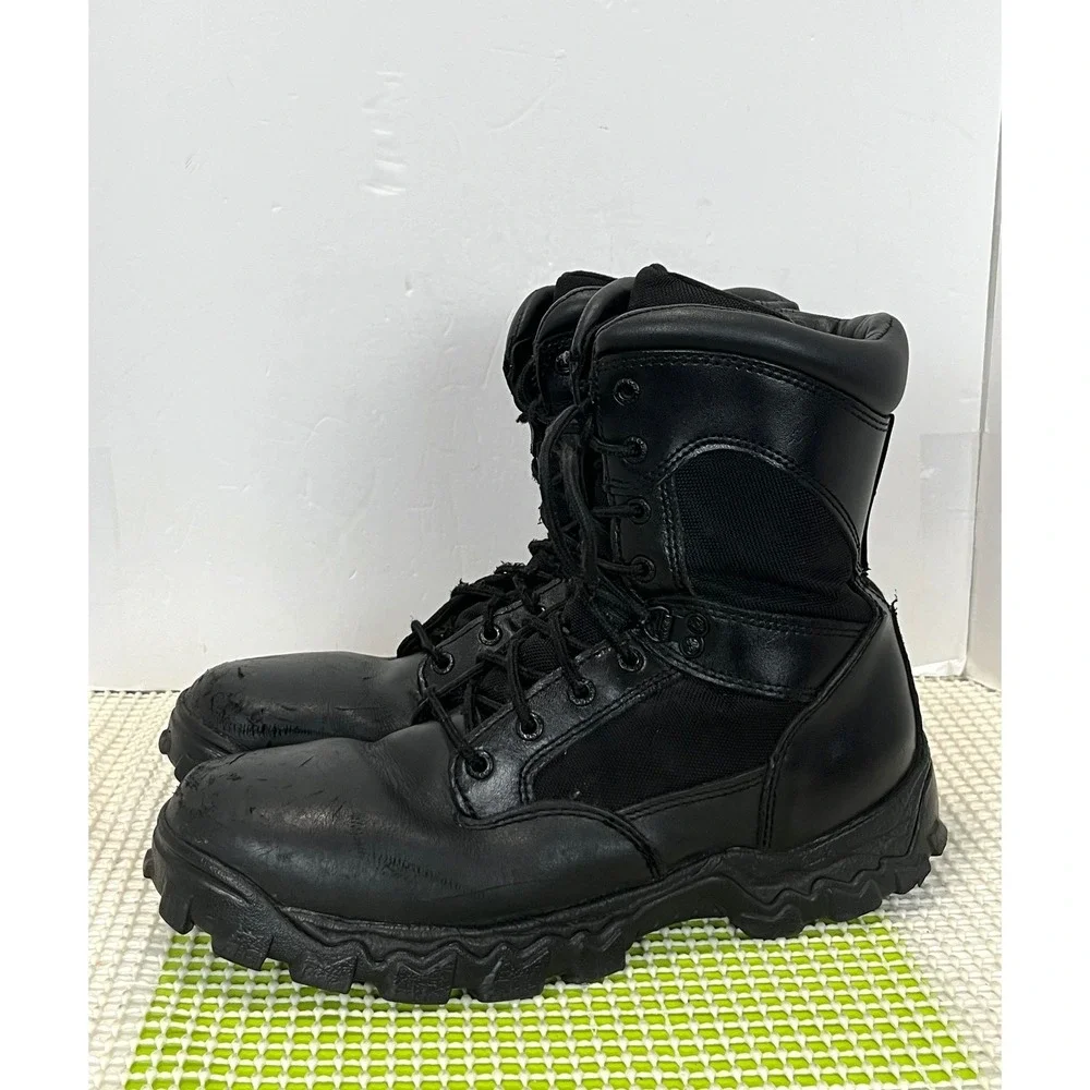 Rocky Alpha Force 8 Shoes Men's 11M Black Waterproof Tactical Duty Boots